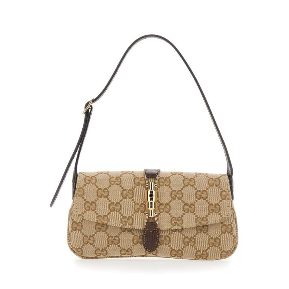 Gucci Women New Jackie Mini Bag Origanal Gg Raw